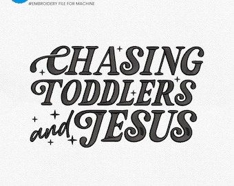 Christliche Mama Stickdatei, Kingsize Mutterschaft Stickdatei, Stickdatei für Mutter und Kind, Jesus Stickdatei