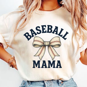 Baseball Bow PNG | Sporty Chic Clipart for Sublimation & T-Shirt Design | High-Quality Digital Download