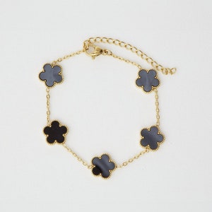 Black Clover Bracelet Etsy UK