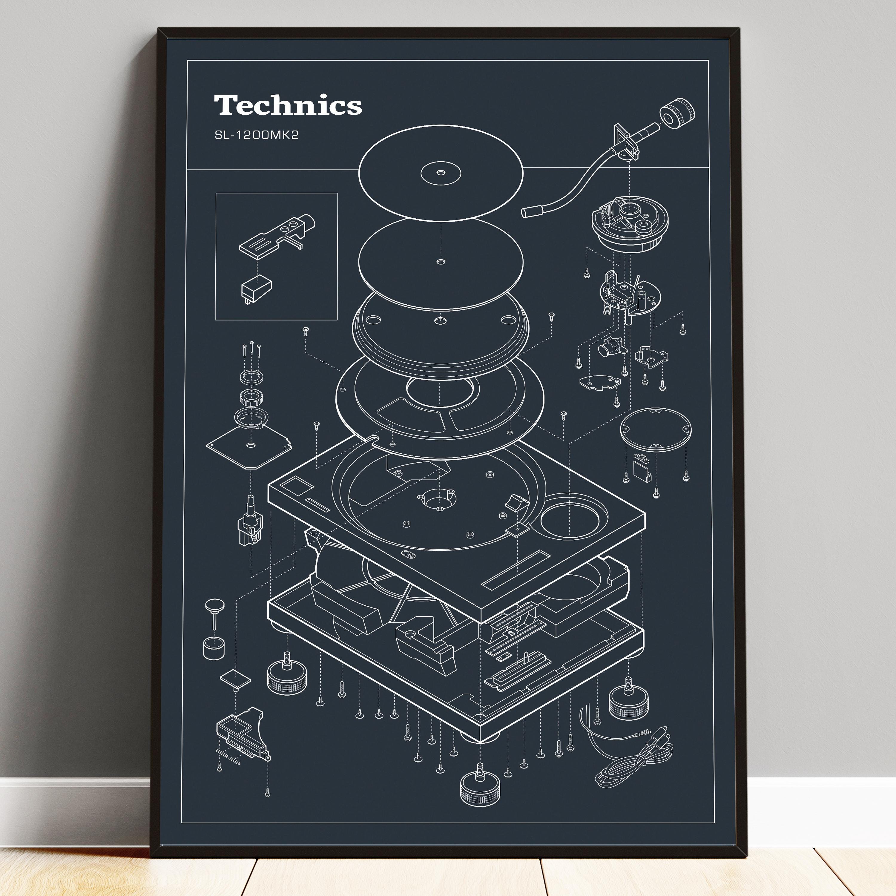 Distintivo Logo Giradischi Quarzo Technics Per Antipolvere Su - Foto 8