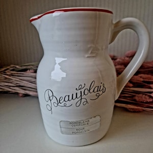 French Vintage Studio Pottery  Pitcher