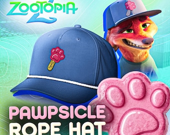 Sombrero Pawpsicle de Nick Wilde de Zootopia 2: gorra de cuerda bordada