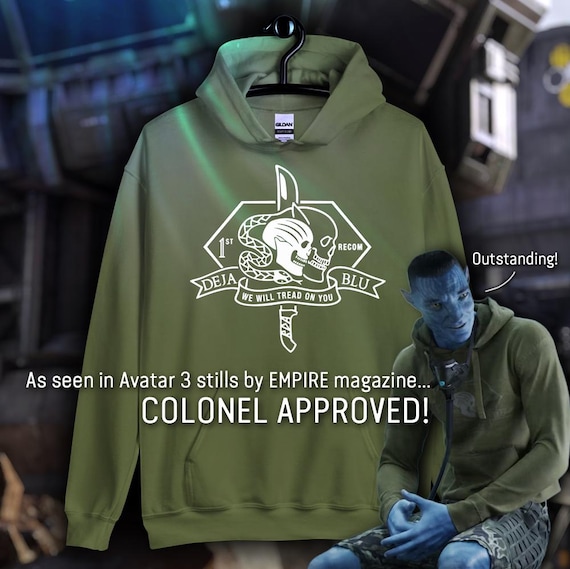Quaritch Deja Blu Hoodie - Avatar: Fire and Ash - Etsy