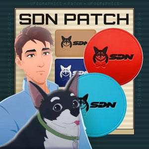 Dispatch SDN Leather Patch, Beef and Superhero Dispatch Network Logo Engraved Hat Patch, Dispatch Fan Gift