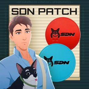 Dispatch SDN Leather Patch, Beef and Superhero Dispatch Network Logo Engraved Hat Patch, Dispatch Fan Gift