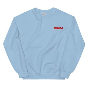 Dispatch SDN刺繍入りスウェットシャツ、スーパーヒーローDispatch Networkロゴクルーネック、Dispatchゲームファンギフト