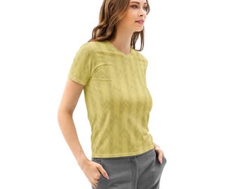 Backrooms-behang-T-shirt voor dames
