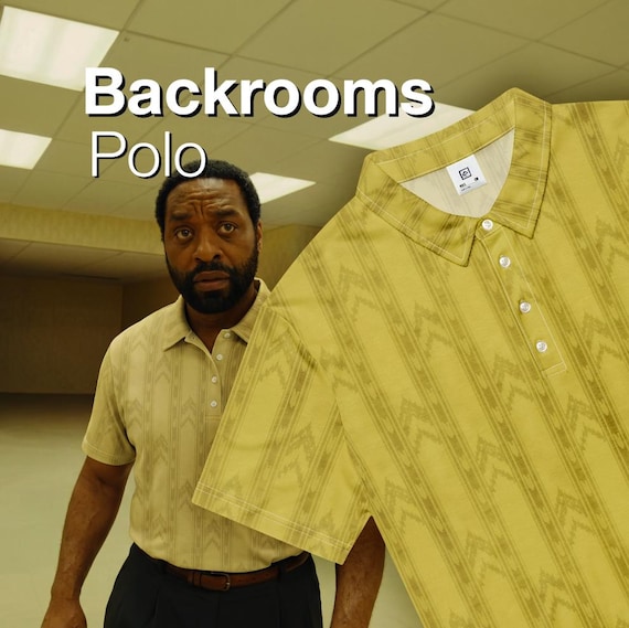 Backrooms Wallpaper Polo Shirt