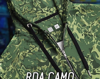 Sudadera con capucha y cremallera de camuflaje Avatar 2 RDA