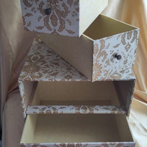 Ancien Meuble de Couture ou de Rangement Vintage Français – Années 1960-1970