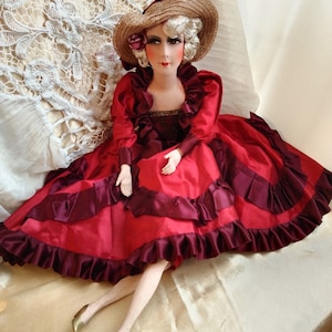 ANCIENNE POUPEE DE SALON - 1920 - 1930 - 80 CM