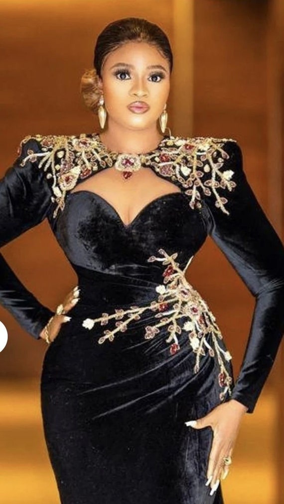 Black Velvet Dress, Velvet Dress, Dinner Dress, Bridemaids