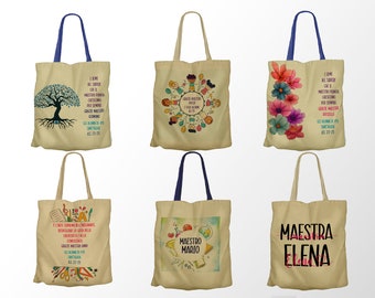 Personalized and customizable canvas bags
