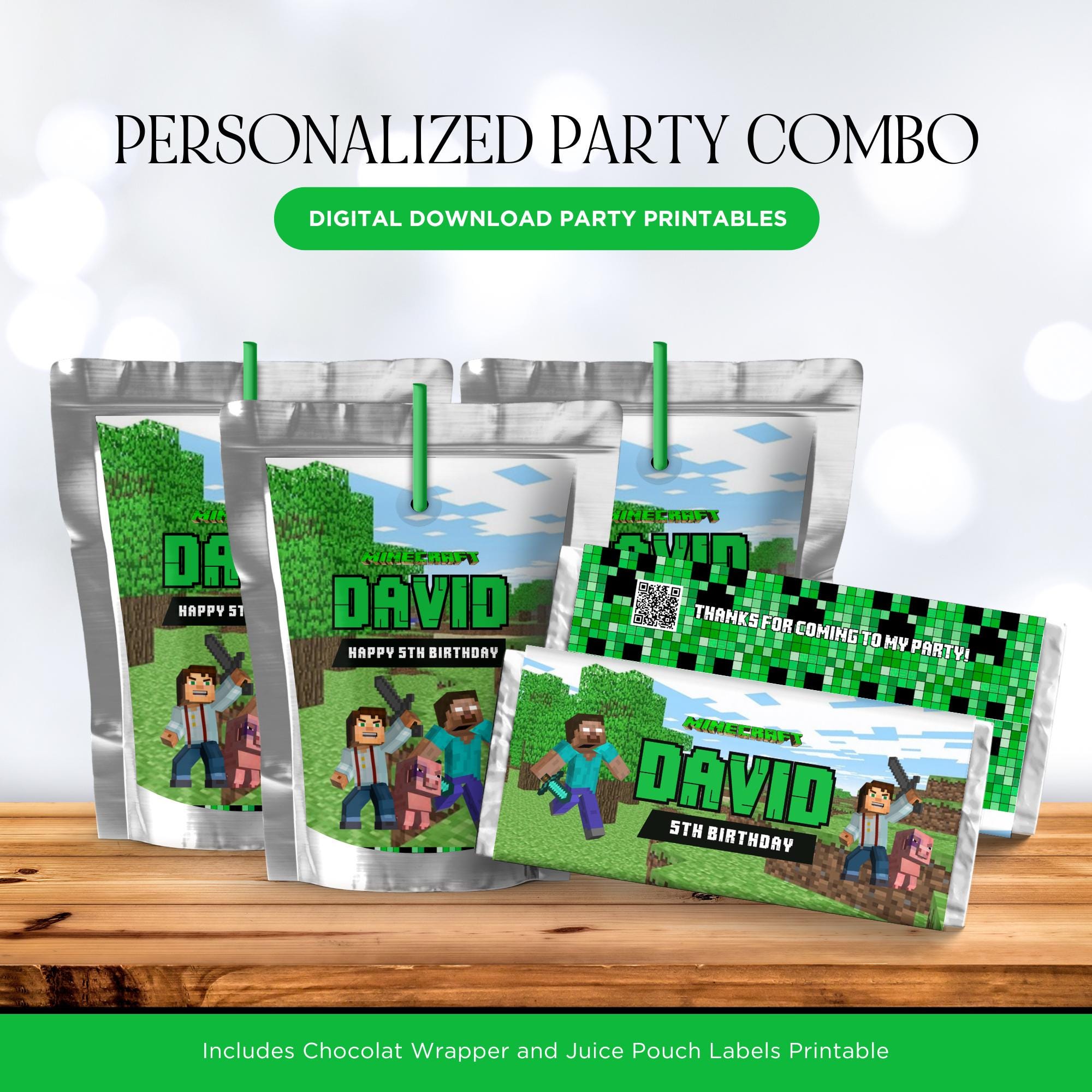 Minecraft Printable Combo - Digital Only