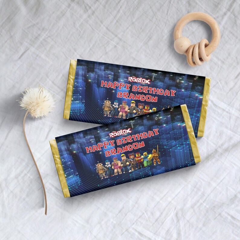 Roblox Chocolate Bar Wrapper Printable, Roblox Chocolate Bar Wrappers ...