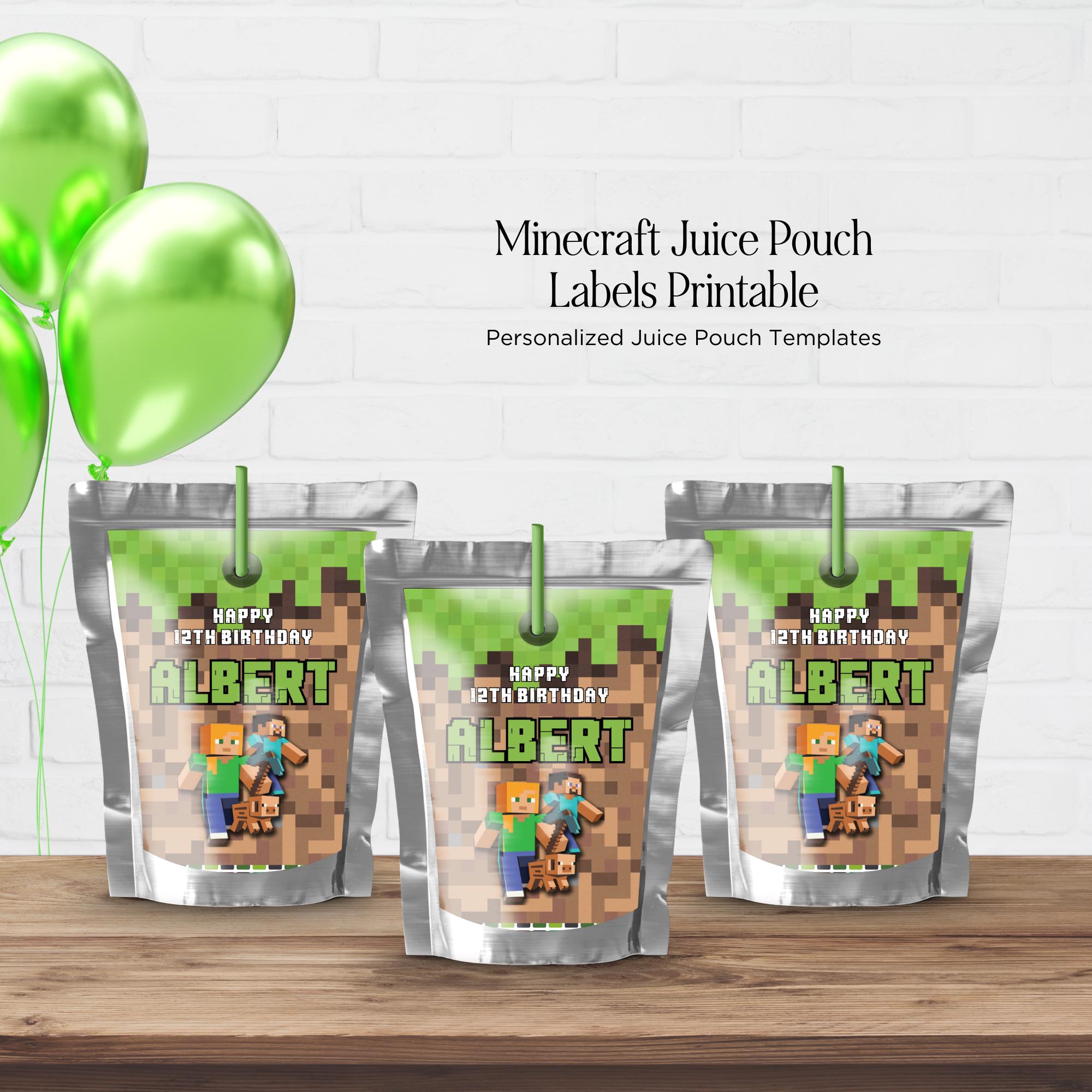 Juice Tags for Birthday