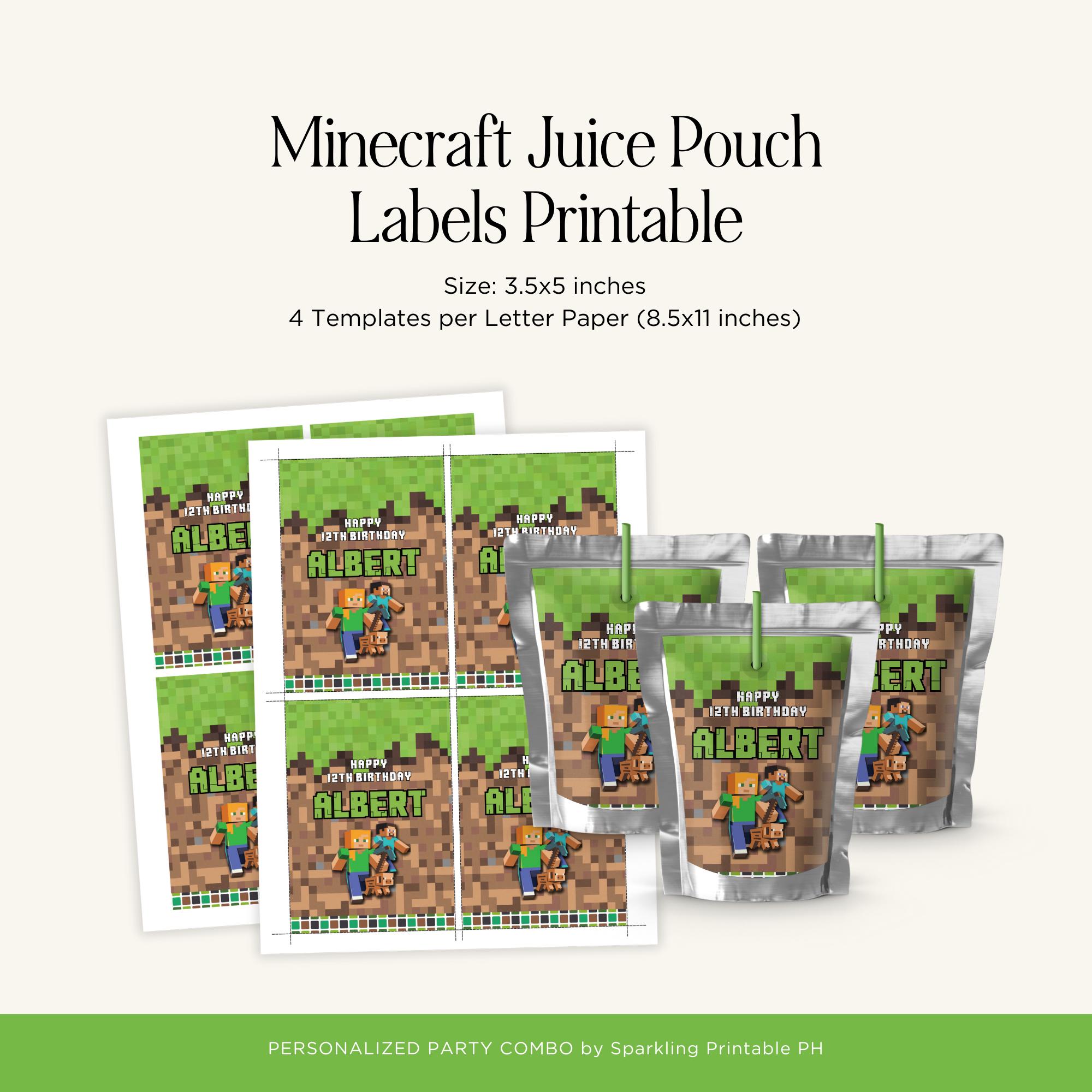 Chocolate Wrapper + Juice Labels (Personalized)