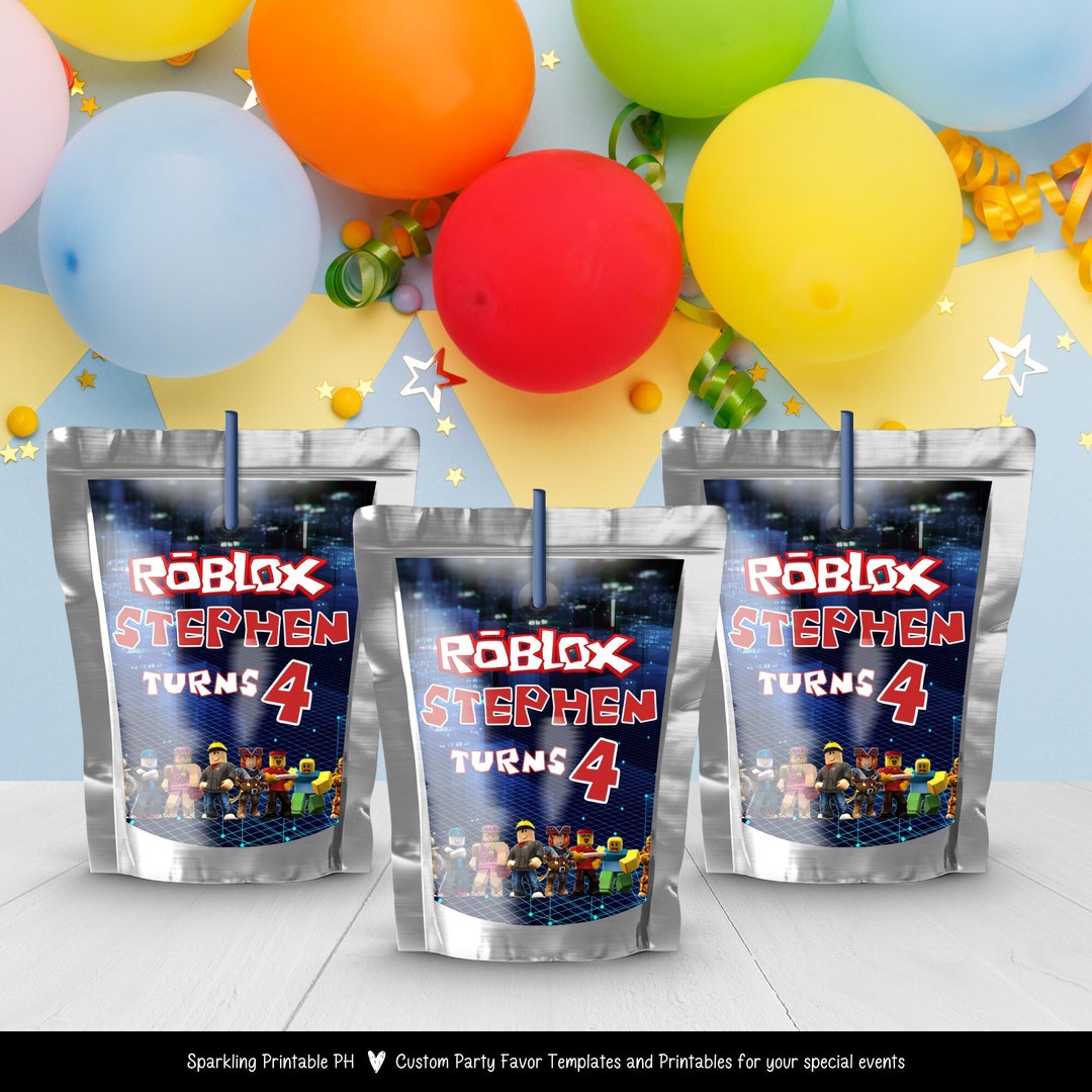 Roblox Juice Labels Printable, Roblox Juice Label Template, Roblox ...