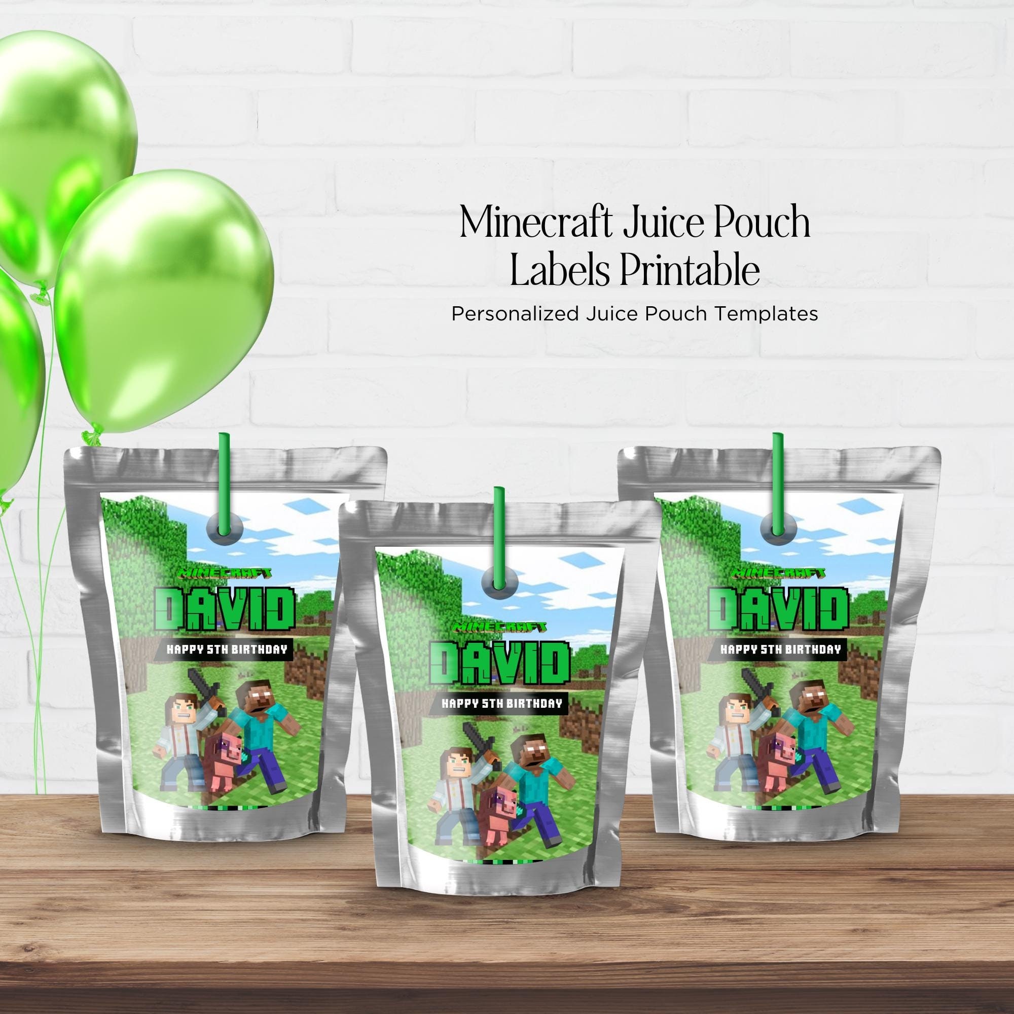 Gaming Party Juice Label