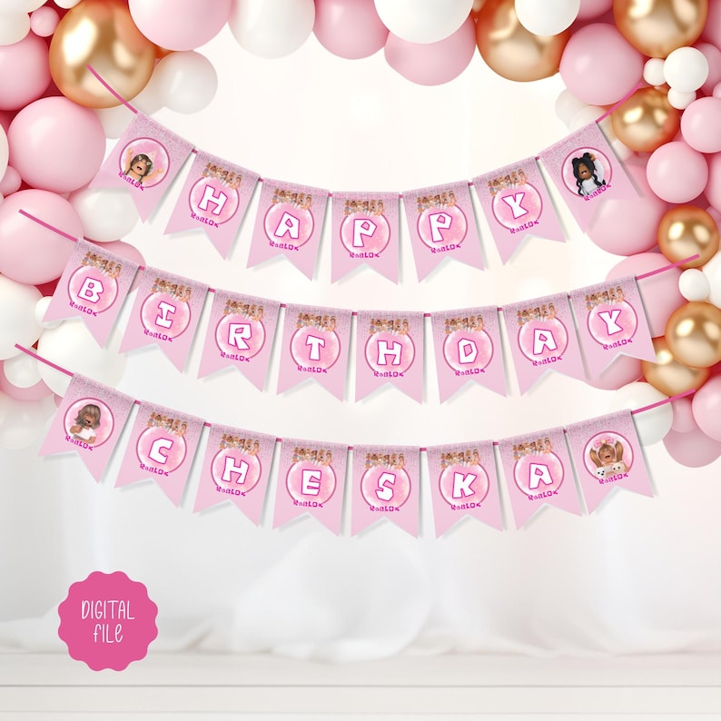 Stendardo Compleanno Olografico Per Bambina 2,7 M | Amscan International | Decorazione Festa