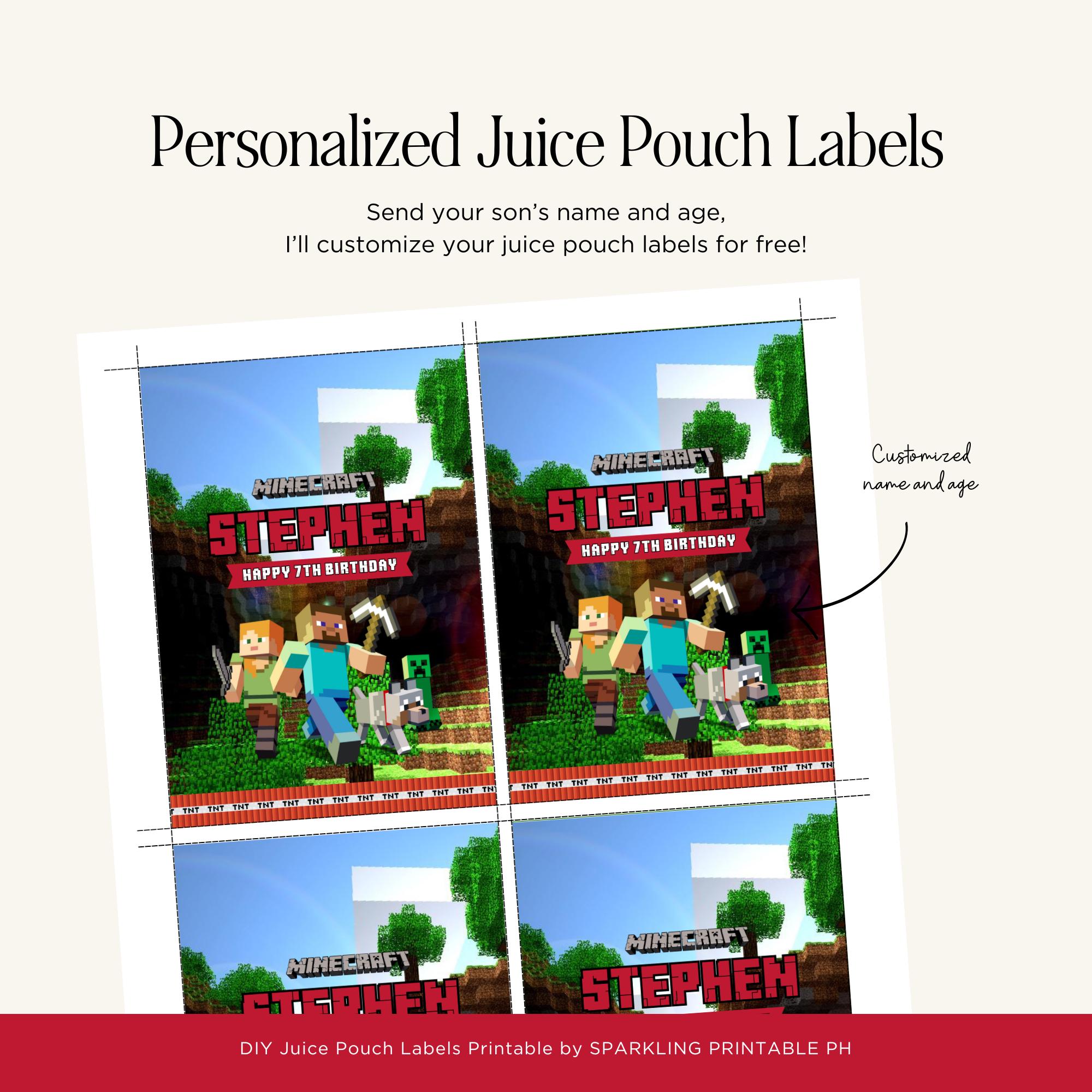 Printable Party Favor