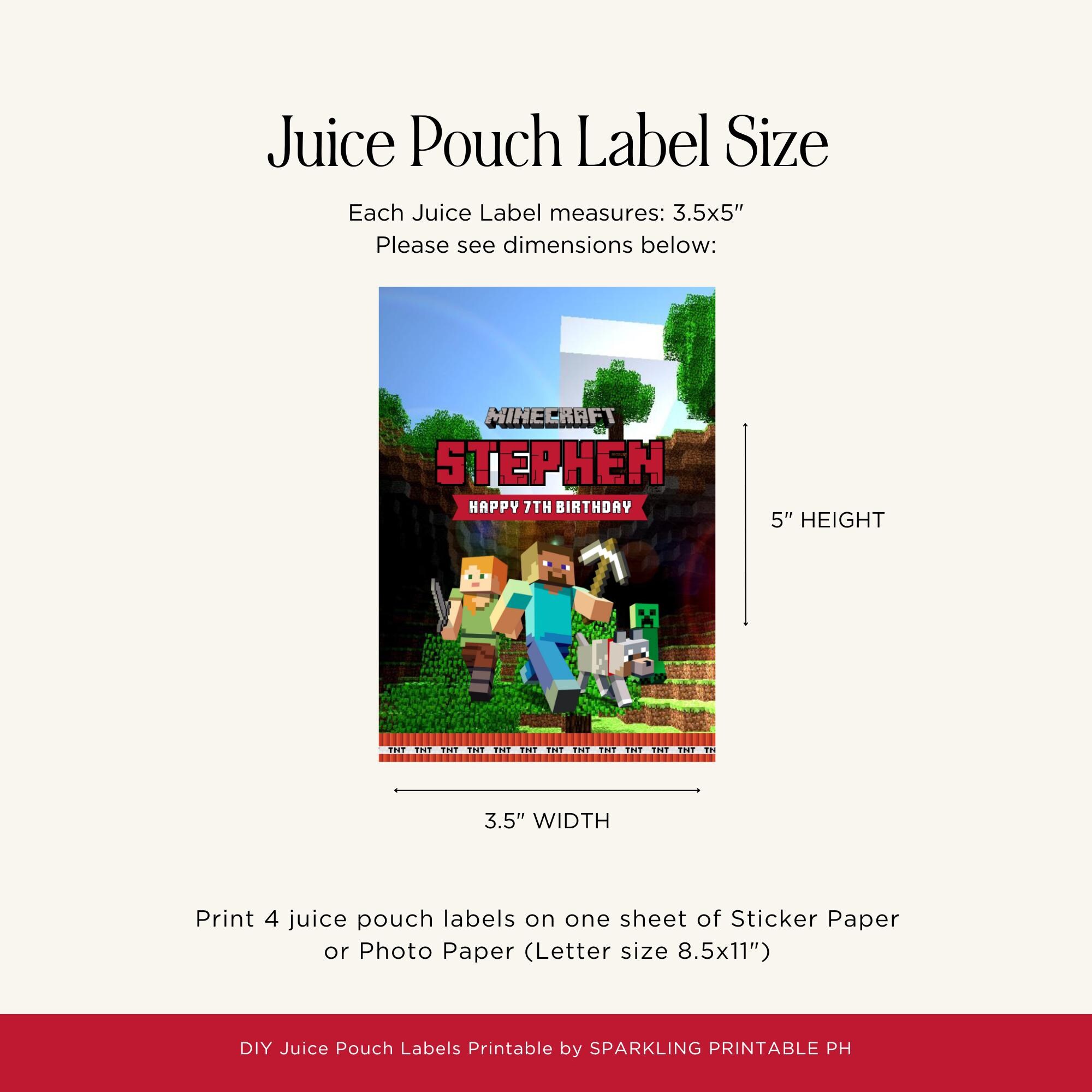 Printable Party Favor