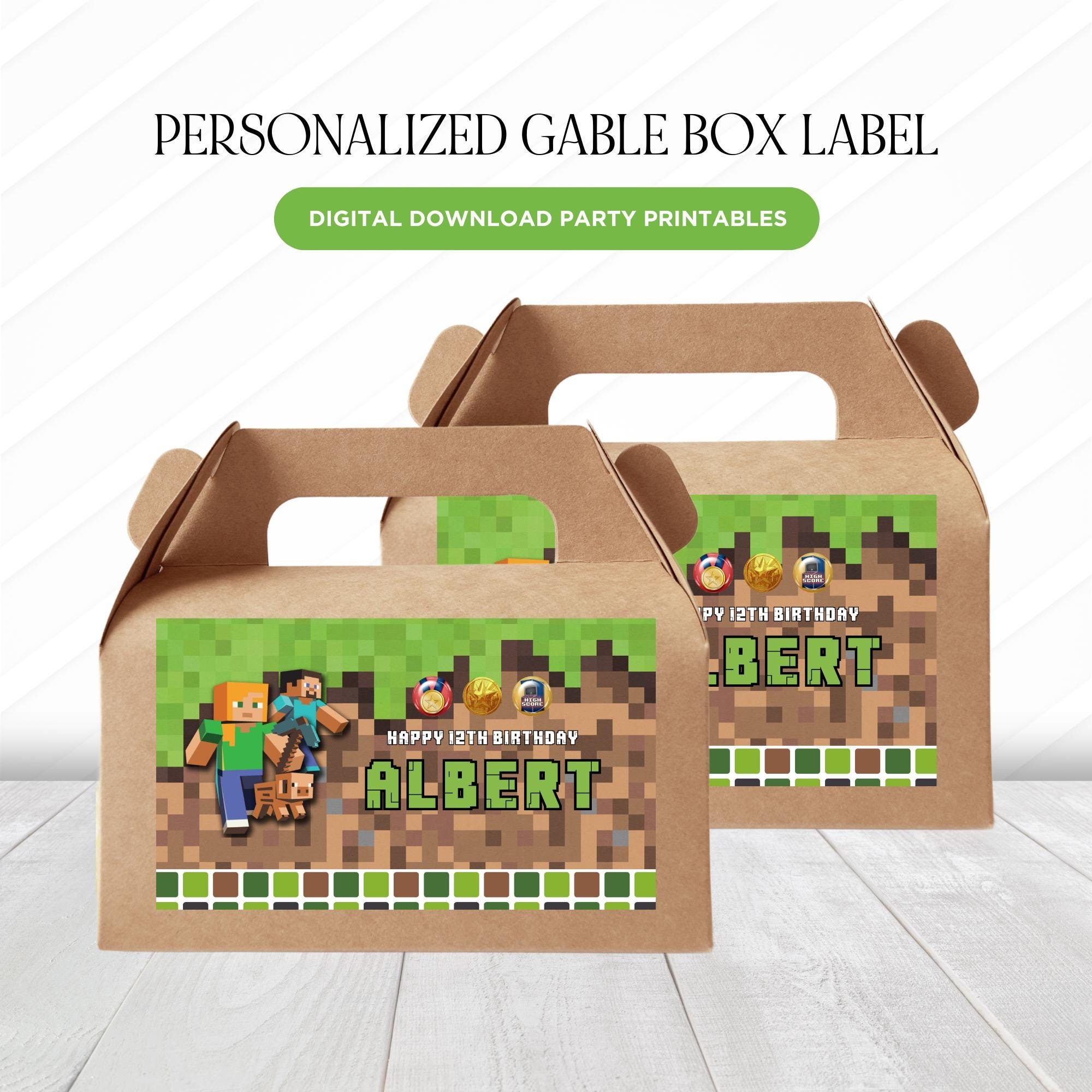 Easy Minecraft Favor Label