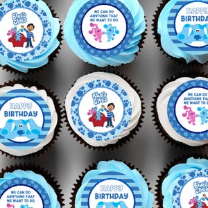 Blues Clues Cupcake Topper Printable, Blues Clues Cupcake Toppers, Blue ...