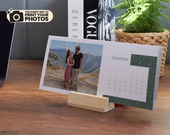 Photo Personalized Desk Calendar, Picture Customized Desk Calendar, 2024 Photo Custom Calendar, Personalized Calendar, 2024 Family Calendar