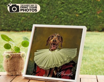 Portrait de chien Renaissance personnalisé, portrait de chat royal, portrait d'animal de compagnie royal, art de chat personnalisé roi reine, cadeau de perte d'animal de compagnie