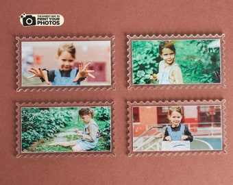 Magnets photo personnalisés pour enfants, Magnets photo pour réfrigérateur, Magnets pour réfrigérateur, Cadeau de pendaison de crémaillère, Ensemble d'aimants photo personnalisés, Magnets pour réfrigérateur