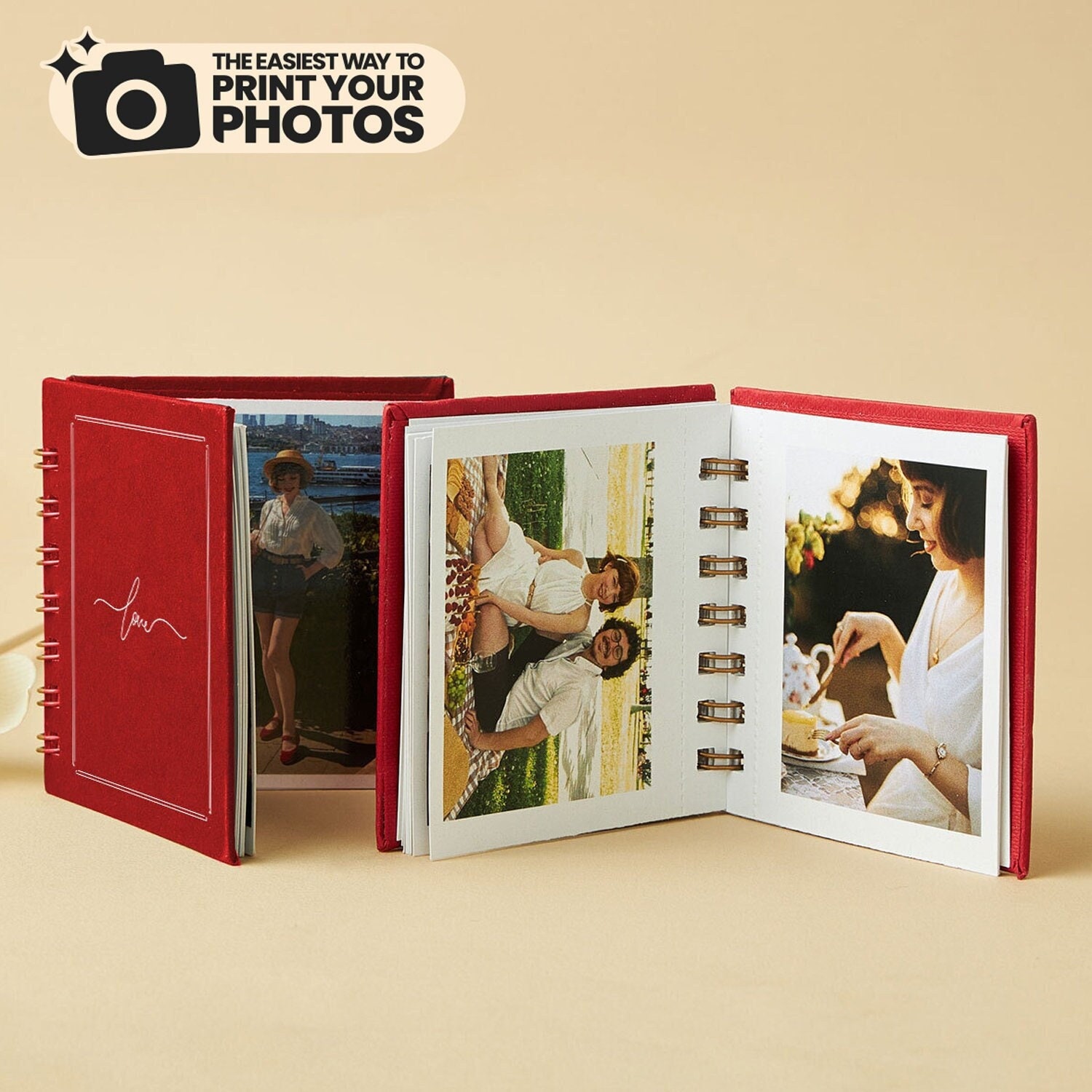 Our Love Story Photo Album 4x6 5x7 8x10 Love Photo Album 