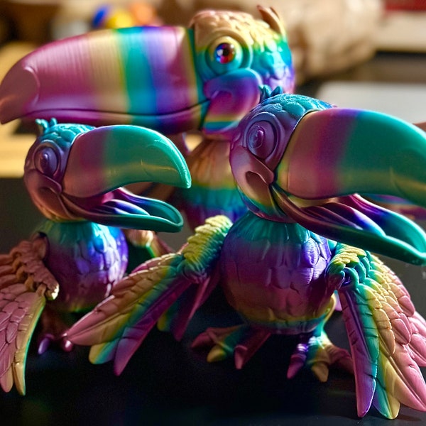 Tukane 3D Print Flexi Toy