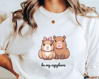 Capybara shirt funny capybara tshirt, gift for animal lover