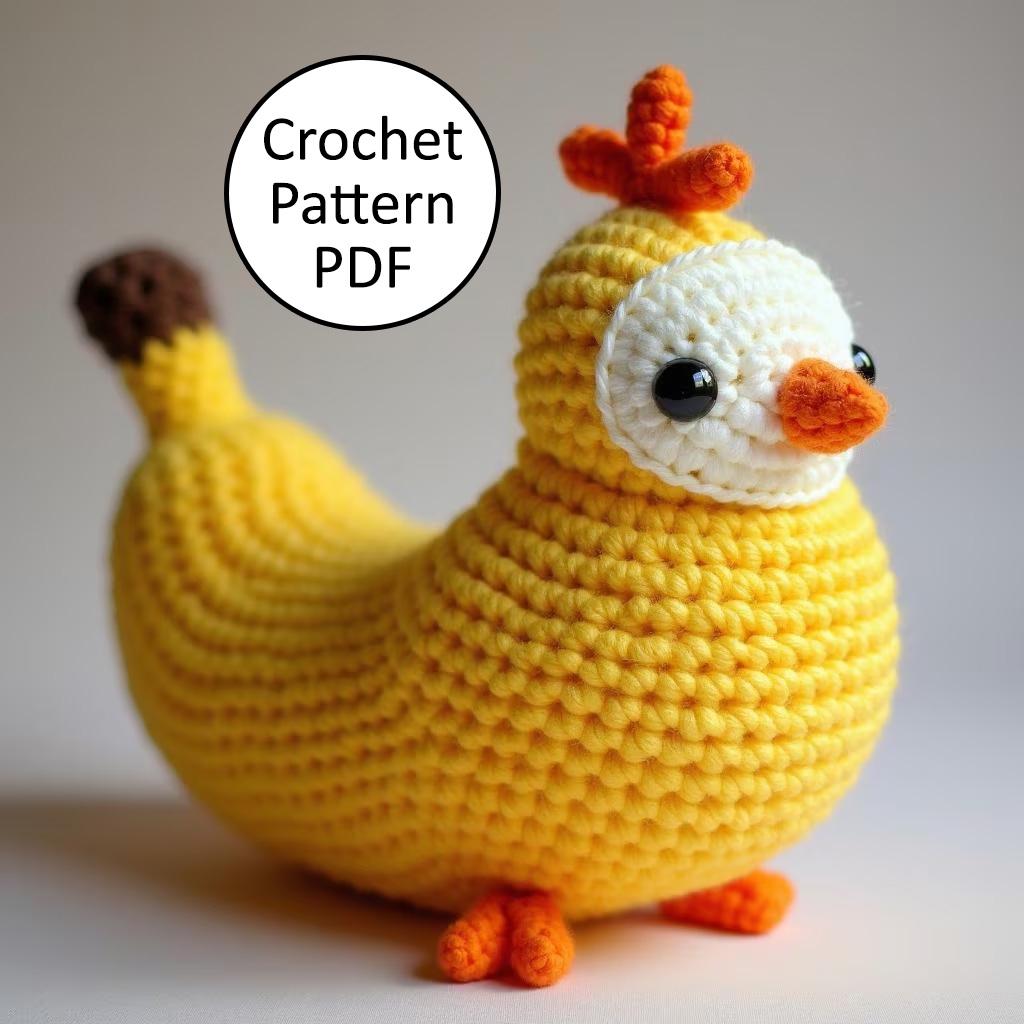 Chicken Banana TikTok Viral Banana Chicken Plushie