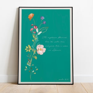 Psalm 92  - Printable Wall Art Modern Christian Faith Poster Bible Verse Wall Art Scripture Gift