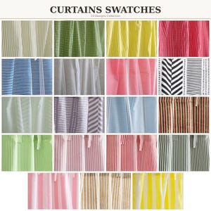 Printed Curtains Samples : Size - 8"x10" Inches