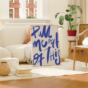 Fred Again Delilah pull Me Out of This Print Lyrics Print Hand-drawn