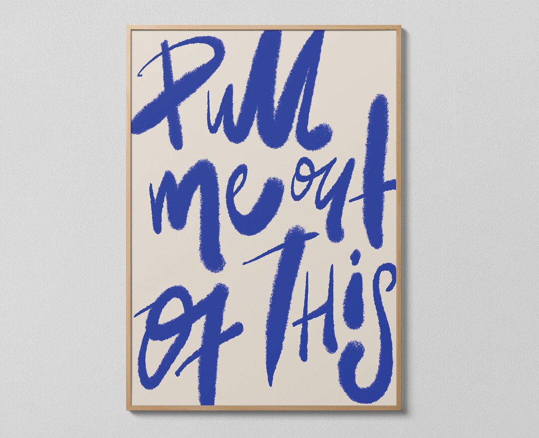 Fred Again Delilah pull Me Out of This Print Lyrics Print Hand-drawn