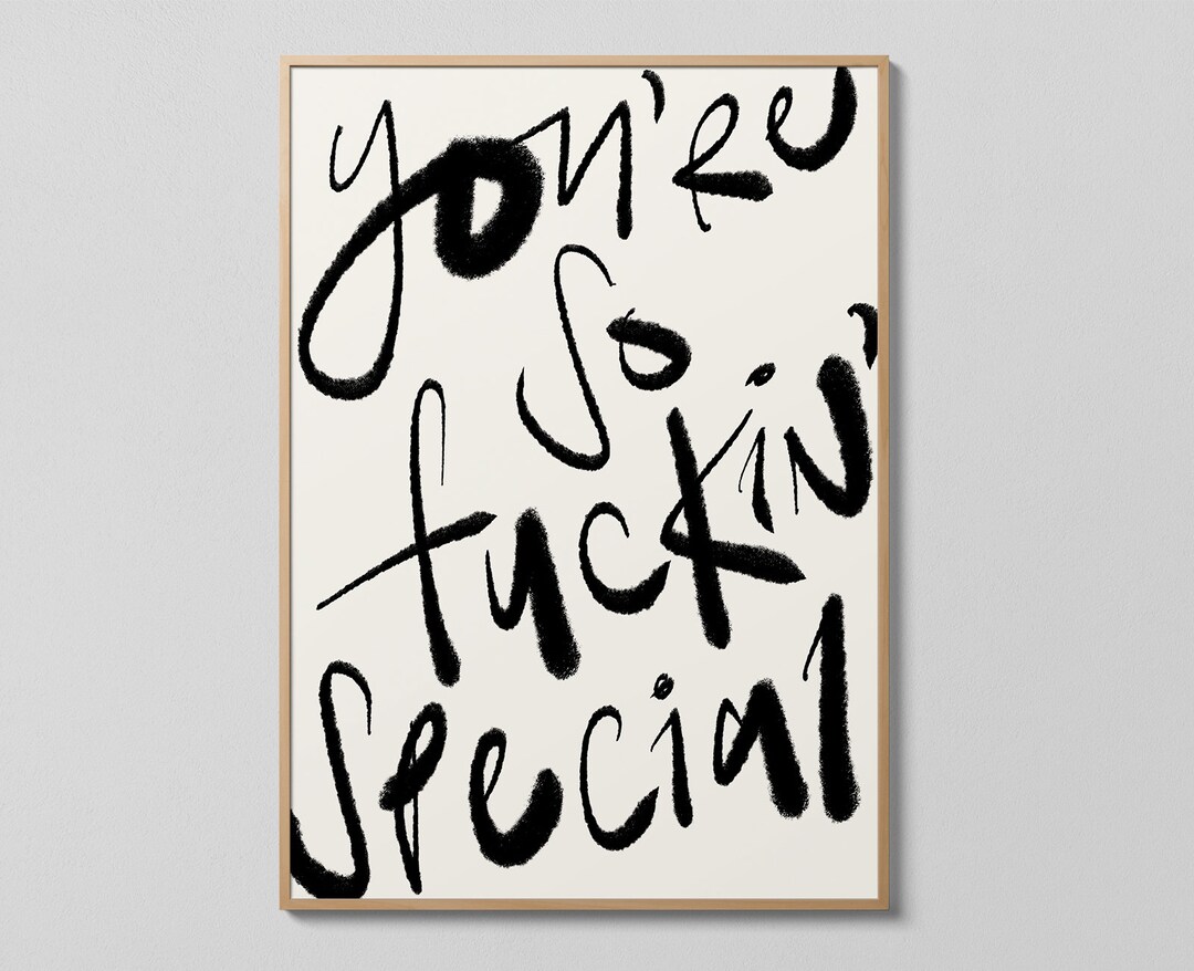 Radiohead Creep you're so Fuckin' Special - Etsy