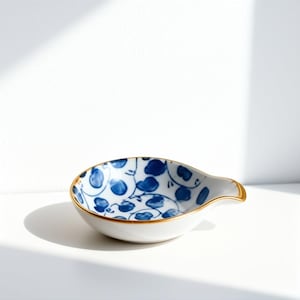 Japanese Ceramic Dipping Bowls Set, 4 pcs Mini Sauce Dishes, Sushi Soy Sauce Plates, Small Snack Bowls