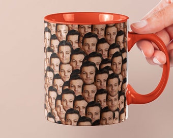 Kubek Louis Tomlinson | Pomysł na prezent w postaci celebryckiego kubka do kawy | Kubek dla fanów One Direction | Pomysł na zabawny prezent w postaci kubka do herbaty | Spersonalizowana kawa z twarzą