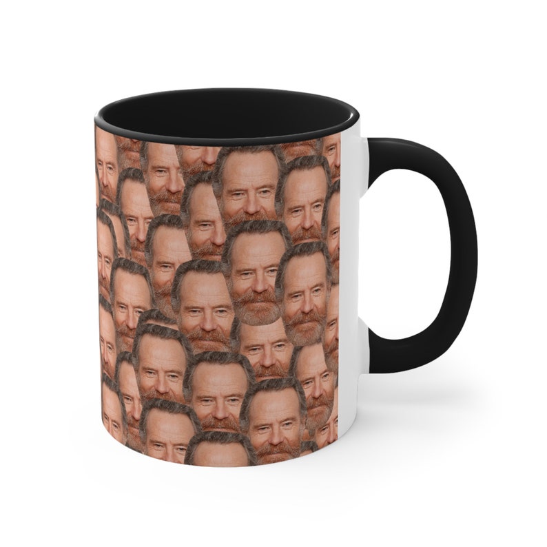 Bryan Cranston Mug | Celebrity Coffee Mug Gift Idea | Mug for Drive Movie Fans | Tea Mug Funny Gift Idea | Custom Coffee Face Mug image 8