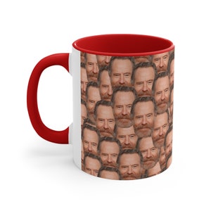 Bryan Cranston Mug | Celebrity Coffee Mug Gift Idea | Mug for Drive Movie Fans | Tea Mug Funny Gift Idea | Custom Coffee Face Mug image 3