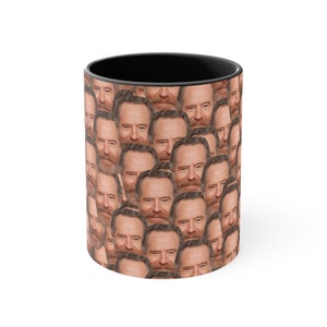 Bryan Cranston Mug | Celebrity Coffee Mug Gift Idea | Mug for Drive Movie Fans | Tea Mug Funny Gift Idea | Custom Coffee Face Mug image 6