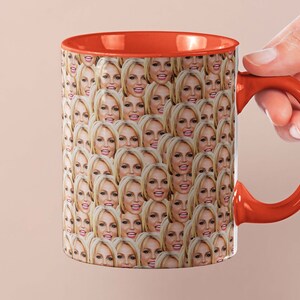 Britney Spears Mug | Celebrity Coffee Mug Gift Idea | Mug for Not a Girl Movie Fans | Tea Mug Funny Gift Idea | Custom Coffee Face Mug