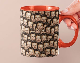 George Michael Mug | Celebrity Coffee Mug Gift Idea | Mug for Wham Fans | Tea Mug Funny Gift Idea | Custom Coffee Face Mug