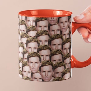 Eddie Redmayne Mug | Celebrity Coffee Mug Gift Idea | Mug for Les Misérables Movie Fans | Tea Mug Funny Gift Idea | Custom Coffee Face Mug