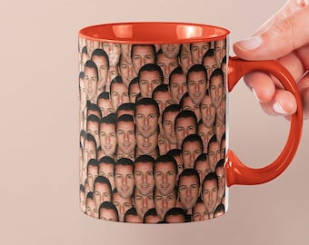 Taza de Adam Sandler / Idea de regalo de taza de café de celebridad / Taza para We're the Millers Movie Fans / Taza de té Idea de regalo divertida / Café personalizado con cara