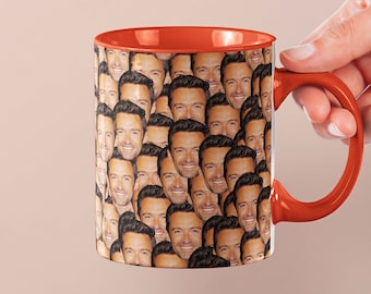 Hugh Jackman Mug | Celebrity Coffee Mug Gift Idea | Mug for Prisoners Movie Fans | Tea Mug Funny Gift Idea | Custom Coffee with Face